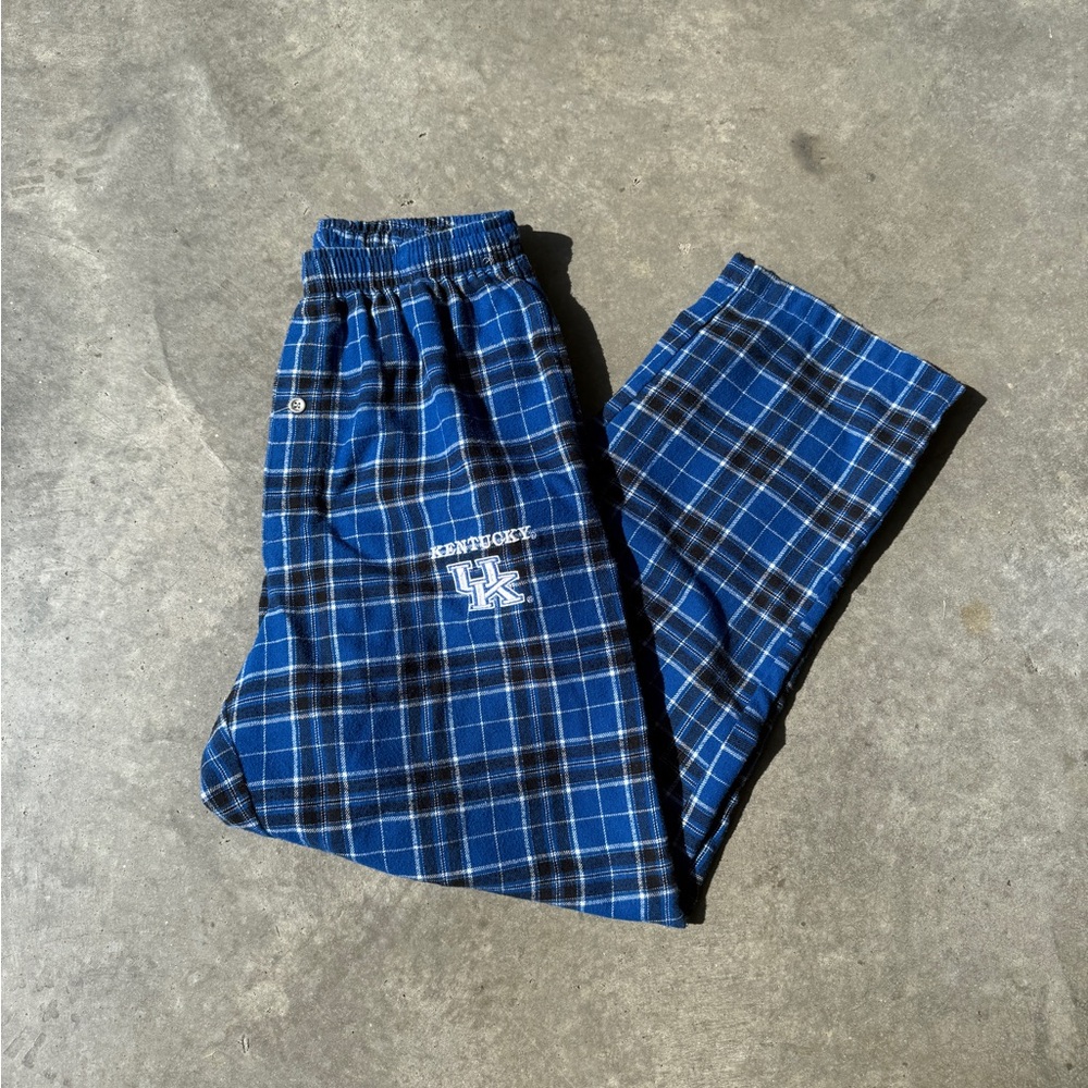 University of Kentucky blue plaid pajama pants